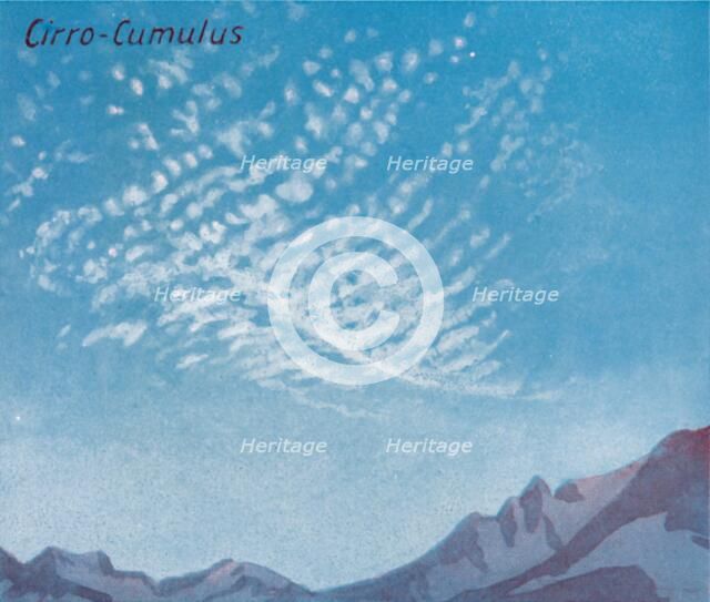 'Cirro-Cumulus - A Dozen of the Principal Cloud Forms In The Sky', 1935. Artist: Unknown.