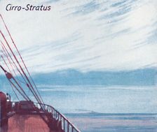 Cirro-Stratus - A Dozen of the Principal Cloud Forms In The Sky 1935