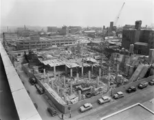 CIS Building, Cooperative Insurance Society Tower, Miller Street, Manchester, 25/05/1960. Creator: John Laing plc