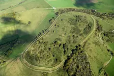 Cissbury Ring hillfort, West Sussex, 2022. Creator: Damian Grady