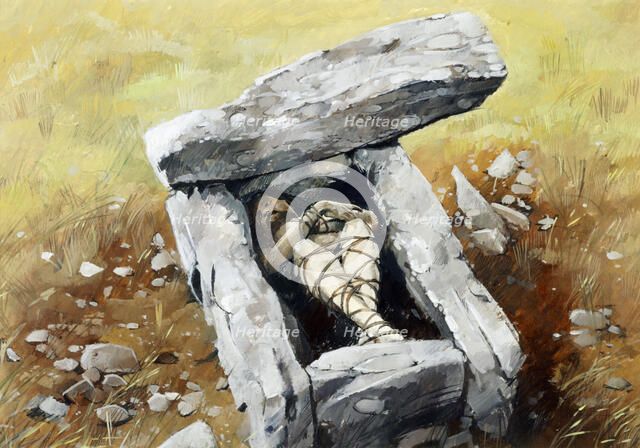 Cist, Bronze Age, (c1990-2010). Artist: Ivan Lapper.