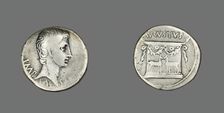 Cistophoric Tetradrachm (Coin) Portraying Emperor Augustus, about 25 BCE. Creator: Unknown