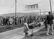 CK Mortimer's Alta with twin rear wheels on the start line at the Lewes Speed Trials, Sussex, 1938. Artist: Bill Brunell