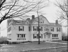 Club house, exterior, New York City, between 1900 and 1910. Creator: William H. Jackson