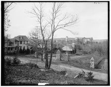 Club house from village, Hopatcong, N.J., between 1890 and 1901. Creator: Unknown