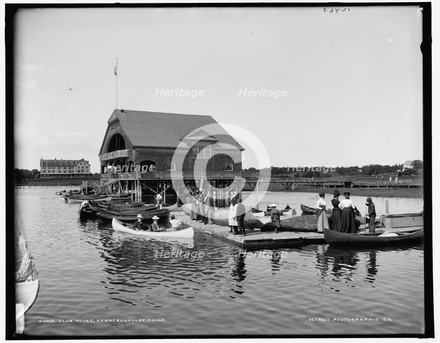 Club house, Kennebunkport, Maine, between 1890 and 1901. Creator: Unknown.