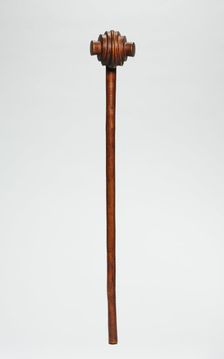 Club ("Knobkerrie"), 1800s-1900s. Creator: Unknown