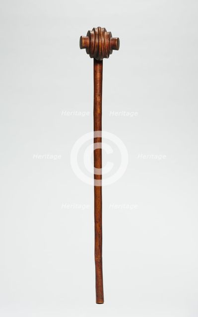 Club ("Knobkerrie"), 1800s-1900s. Creator: Unknown.