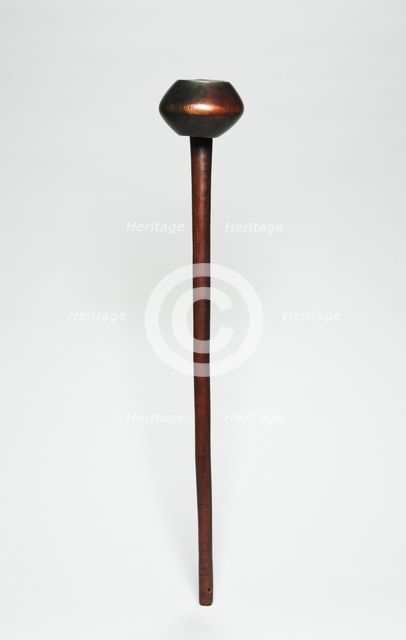 Club ("Knobkerrie"), late 1800s or early 1900s. Creator: Unknown.