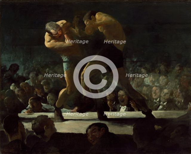 Club Night, 1907. Creator: George Wesley Bellows.