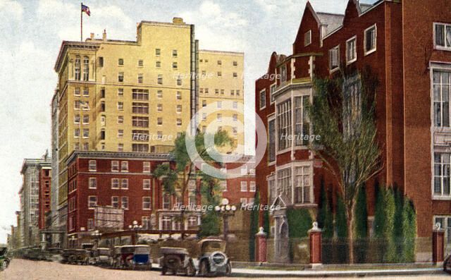 Club Row, Minneapolis, Minnesota, USA, 1915. Artist: Unknown