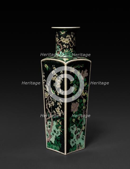 Club-shaped Vase, 1662-1722. Creator: Unknown.