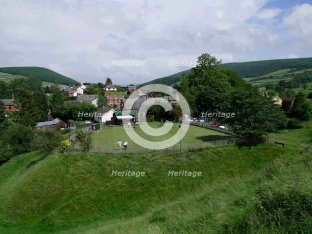 Clun Bowling Club, Castle Street, Clun, Shropshire, 2007. Creator: Simon Inglis.