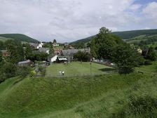 Clun Bowling Club, Castle Street, Clun, Shropshire, 2007. Creator: Simon Inglis