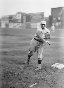 Clyde Engle (Likely), Boston Al (Baseball), 1913. Creator: Harris & Ewing