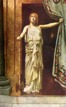 Clytemnestra 1882, (c1915). Creator: John Maler Collier