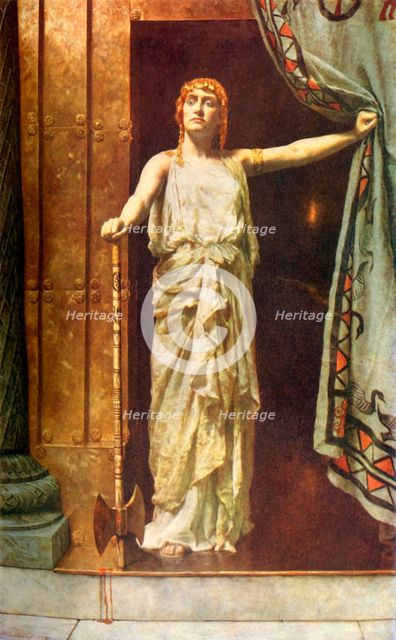 'Clytemnestra', 1882, (c1915). Creator: John Maler Collier.