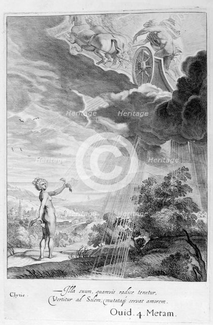 Clytie transformed into a sunflower, 1655. Creator: Unknown.