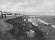 Clacton: The Beach c1896. Artist: Poulton & Co