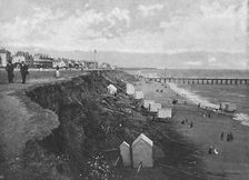 Clacton: The Beach c1896. Artist: Poulton & Co