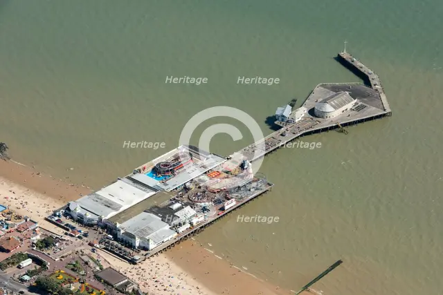 Clacton Pleasure Pier, Clacton on Sea, Essex, 2016. Creator: Damian Grady.