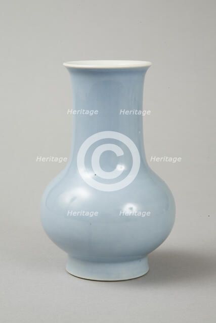 Clair de lune monochrome vase, 19th century. Artist: Unknown.