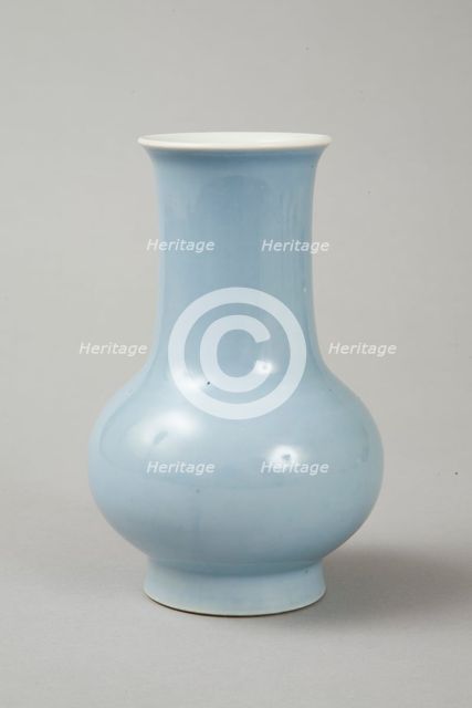 Clair de lune monochrome vase, 19th century. Creator: Unknown.