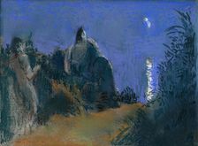 Clair de lune sur la mer (Moonlight over the sea), 1941. Creator: Roussel, Ker-Xavier (1867-1944)