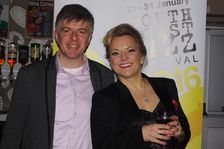 Claire Martin and Neal Richardson, Ropetackle Arts Centre, Jan 2016. Artist: Brian O'Connor