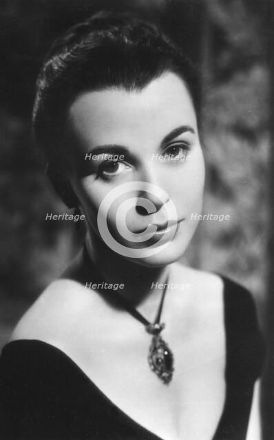 Claire Bloom, English film, stage and television actress, c1947-1955(?). Artist: Unknown