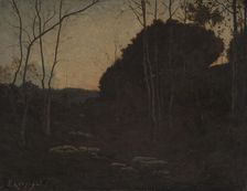 Clairière en forêt, Fontainebleau, c.1866. Creator: Henri-Joseph Harpignies