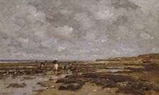 Clam-Pickers in Villerville. Creator: Wilhelm von Gegerfelt
