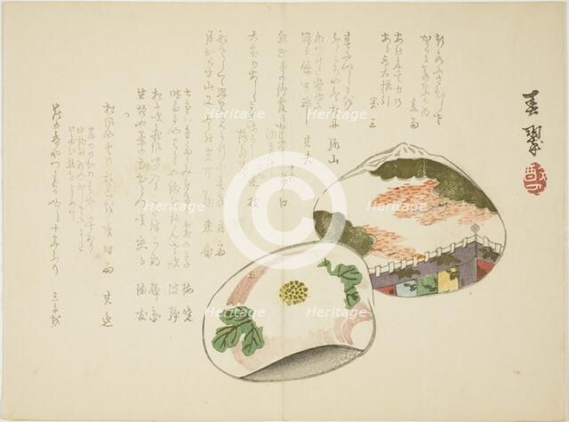 Clam Shells, 1860s. Creator: Yabu Chosui.