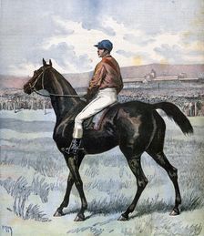 Clamart winner of the Grand Prix de Paris, owned by Edmond Blanc, 1892. Artist: Henri Meyer