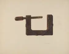 Clamp, c. 1938. Creator: Edward Unger