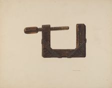 Clamp, c. 1938. Creator: Edward Unger