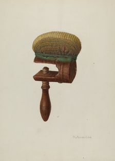 Clamp Pincushion, 1940. Creator: Nicholas Amantea