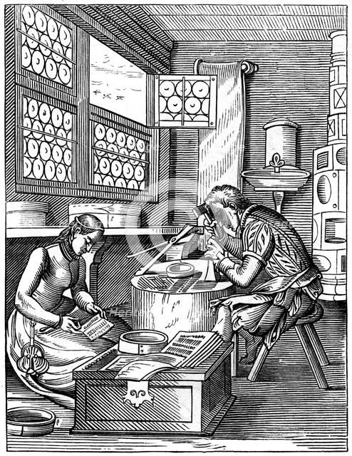 Clasp-maker, 16th century (1849).Artist: Jost Amman
