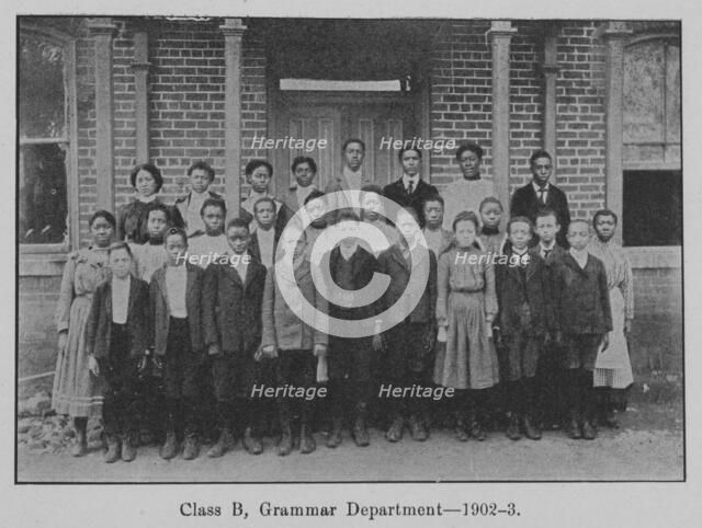 Class B, Grammar Department- 1902-3. Creator: Unknown.