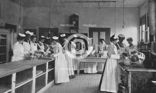 Class in cooking, 1904. Creator: Frances Benjamin Johnston.