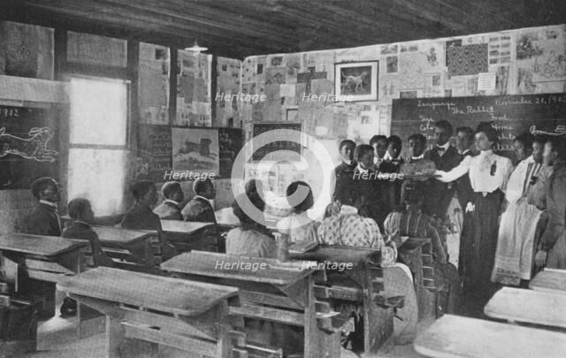 Class in language, 1904. Creator: Frances Benjamin Johnston.