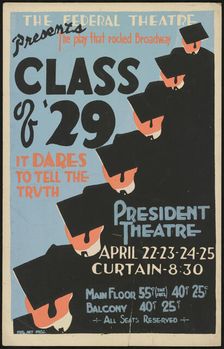 Class of 29, Des Moines, IA, 1937. Creator: Unknown