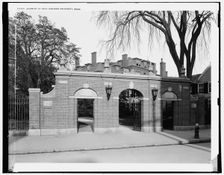 Class of 57 Gate, Harvard University, Mass., between 1900 and 1906. Creator: Unknown