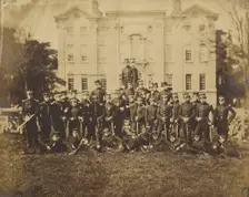 Class portrait, Addiscombe Military Seminary, 1857. Creator: Unknown