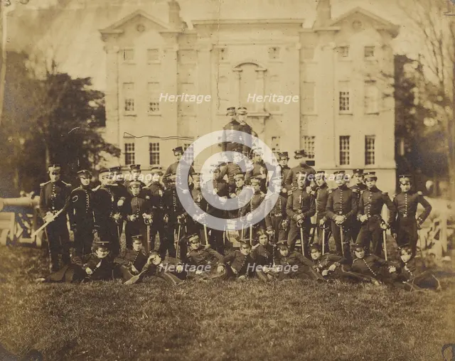 Class portrait, Addiscombe Military Seminary, 1857. Creator: Unknown.