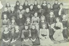 Class photograph, Bloomfield Road Girls School, Plumstead, London, 1891