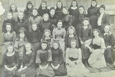 Class photograph, Bloomfield Road Girls School, Plumstead, London, 1891