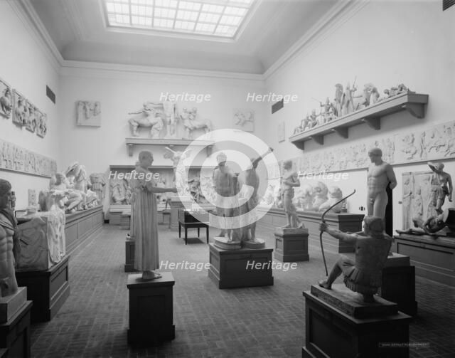 Classical court, Museum of Fine Arts, Boston, Mass., c.between 1910 and 1920. Creator: Unknown.
