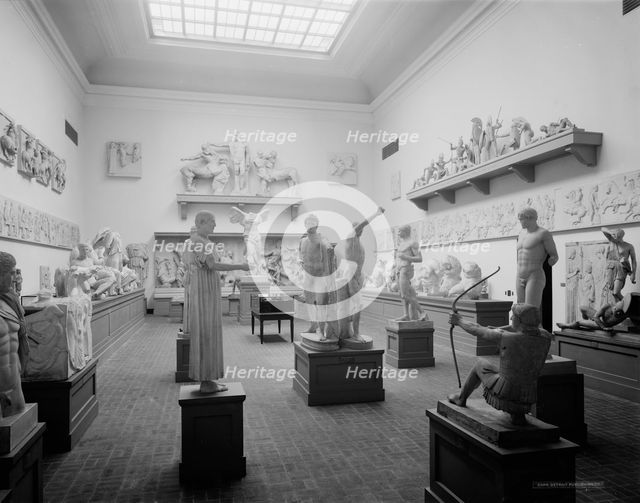 Classical court, Museum of Fine Arts, Boston, Mass., c.between 1910 and 1920. Creator: Unknown.