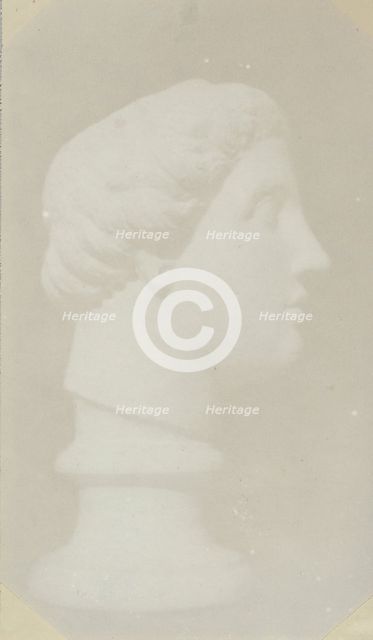 [Classical Head in Profile], probably 1839. Creator: Hippolyte Bayard.